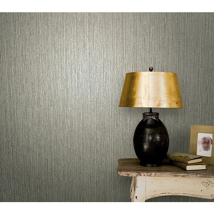 Marburg Vintage Deluxe Vliestapete (Greige, Streifen, 10,05 x 0,53 m) | BAUHAUS