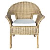 Sillón de jardín Valeria (An x Pr x Al: 55 x 69 x 80 cm, Natural, Ratán natural) | BAUHAUS
