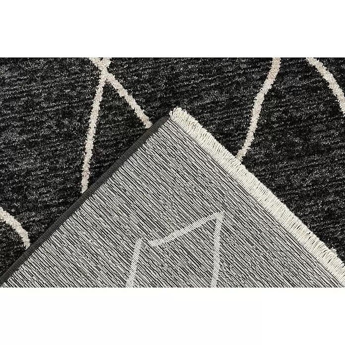 Kurzflorteppich Agadir - Graphit, 150 x 80 cm, 100% Polypropylen (Flor) - Detailaufnahme