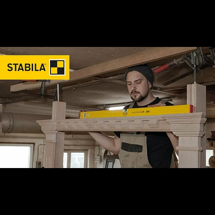 Stabila Wasserwaage TYPE 80 AS - Länge: 20 cm, Anzahl Libellen: 2 Stk. - STABILA Type 80 AS – Deutsch