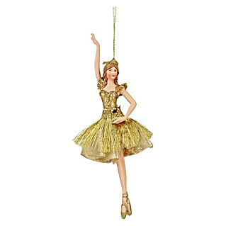 Kurt S. Adler Christbaumschmuck Ballerina (Gold, Kunststoff)