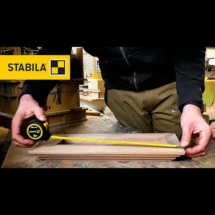 Stabila Taschenbandmaß BM 1003 m - STABILA Taschenbandma BM 100  Deutsch