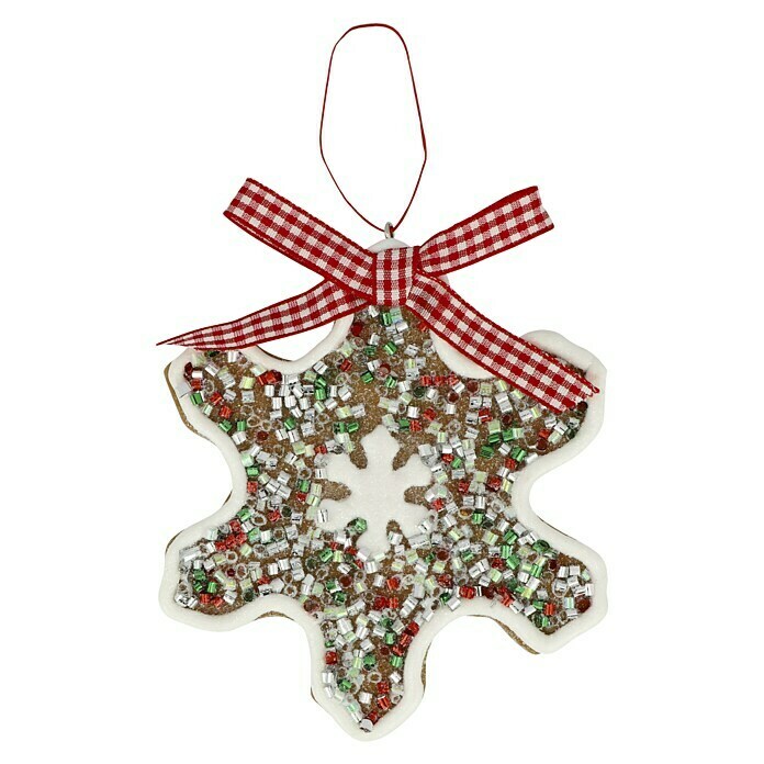 Kurt S. Adler Christbaumschmuck Lebkuchen Schneeflocke (Braun, Kunststoff) | BAUHAUS