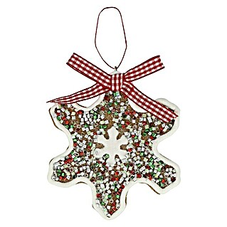 Kurt S. Adler Christbaumschmuck Lebkuchen Schneeflocke (Braun, Kunststoff)