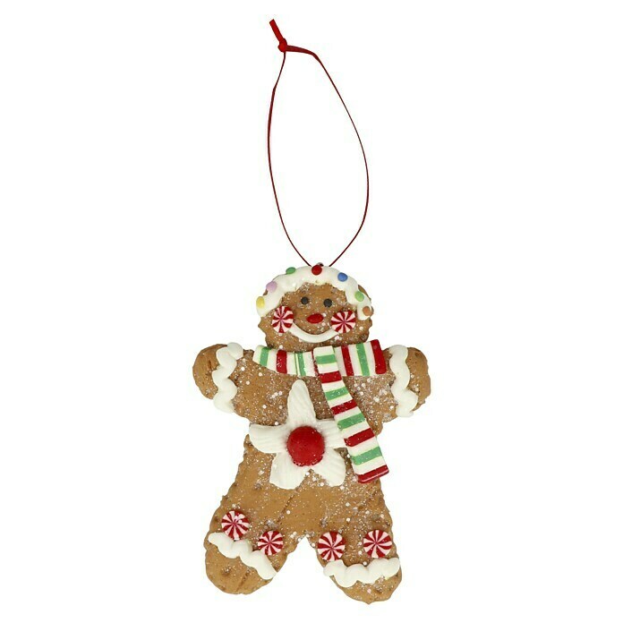 Kurt S. Adler Christbaumschmuck Lebkuchenjunge 4 (Braun, Kunststoff, 10,16 x 7,62 x 1,27 cm) | BAUHAUS