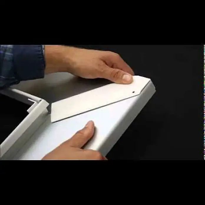Sarei Eckverbinder - Breite: 200 mm, Anthrazit, Aluminium, Winkel: 90 °, Außenecke - Schlagregendicht-Set + Eckverbindung innen