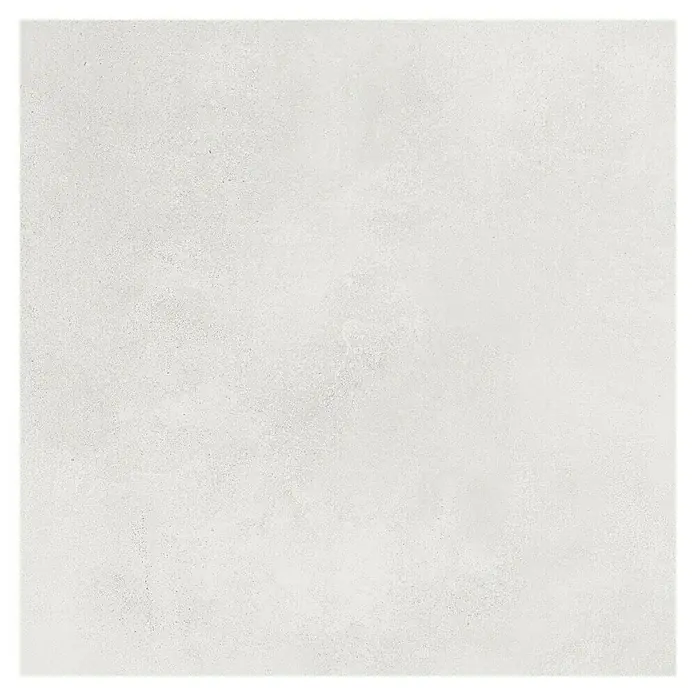 BHS Showroom Pavimento porcelánico Energy - 45 x 45 cm, Blanco, Mate - Un patrón de azulejo cuadrado de color gris claro, ideal para espacios de vida modernos y baños, que ofrece una estética limpia y elegante.