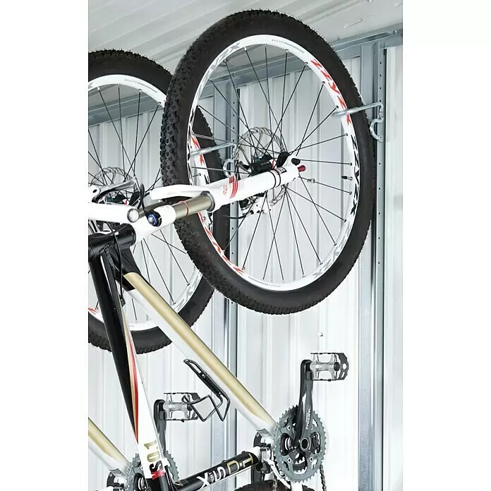 Biohort Fahrradhalterung BikeHolder - Passend für: Biohort Gerätehaus AvantGarde, HighLine, Europa - Anwendungsbeispiel