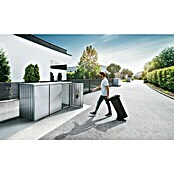 Biohort Mülltonnenbox Alex (L x B x H: 88 x 80 x 129 cm, Silber Metallic) | BAUHAUS