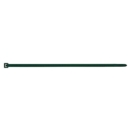 Index Bridas para cables de Nylon (An x L: 48 x 290 mm, Plástico, Verde)