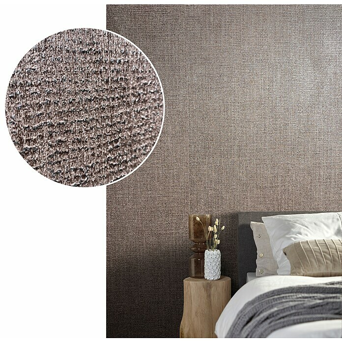 Marburg Natural Opulence Vliestapete (Rot-Braun, Uni, 10,05 x 0,7 m) | BAUHAUS