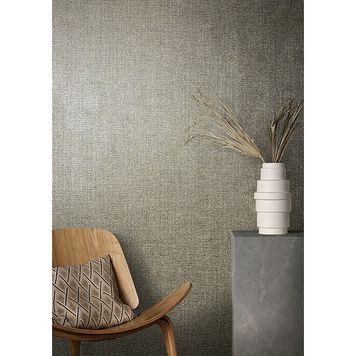 Marburg Natural Opulence Vliestapete (Beige-Braun, Uni, 10,05 x 0,7 m) | BAUHAUS