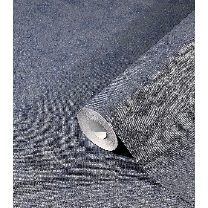 Marburg Shades Vliestapete (Blau, Uni, 10,05 x 0,53 m) | BAUHAUS