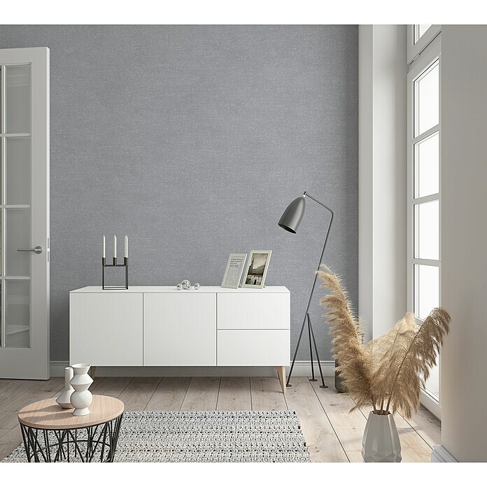 Marburg Shades Vliestapete (Grau, Uni, 10,05 x 0,53 m) | BAUHAUS