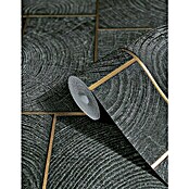 Marburg Natural Opulence Vliestapete (Schwarz, Holzoptik, 10,05 x 0,7 m) | BAUHAUS