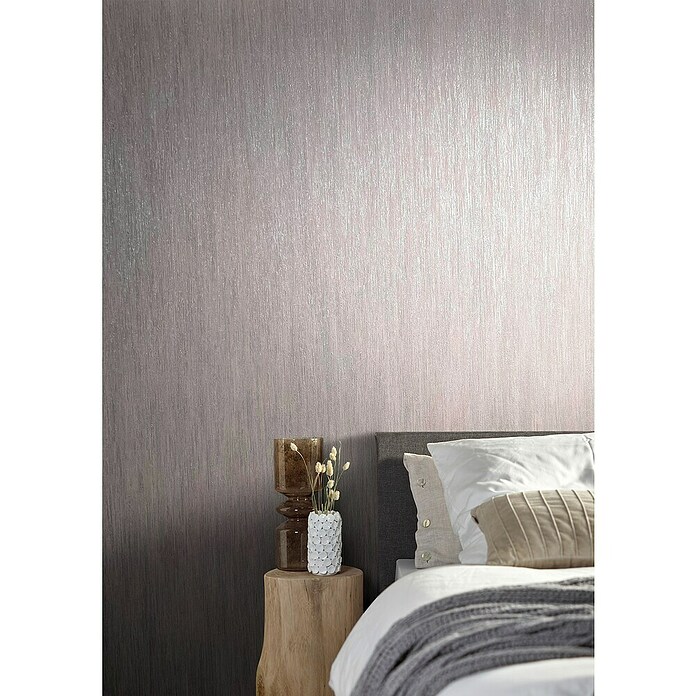 Marburg Natural Opulence Vliestapete (Rot-Braun, Streifen, 10,05 x 0,7 m) | BAUHAUS