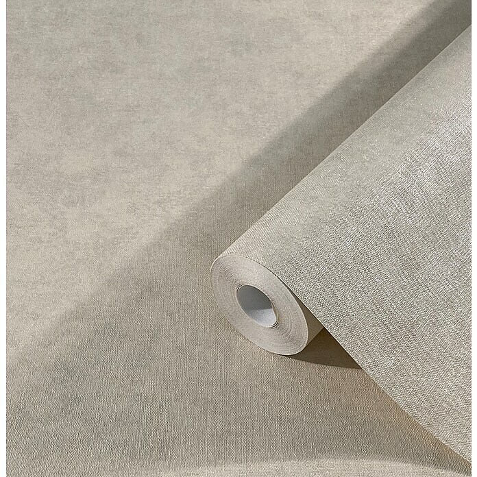 Marburg Shades Vliestapete (Beigegrau, Uni, 10,05 x 0,53 m) | BAUHAUS