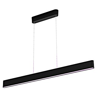 Philips Hue LED-Pendelleuchte White and Color Ambience Ensis (79 W, L x B x H: 129,9 x 4 x 157 cm, Schwarz, RGBW)
