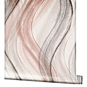 Marburg Shades Vliestapete (Rosa-Greige, Wellen, 10,05 x 0,53 m) | BAUHAUS