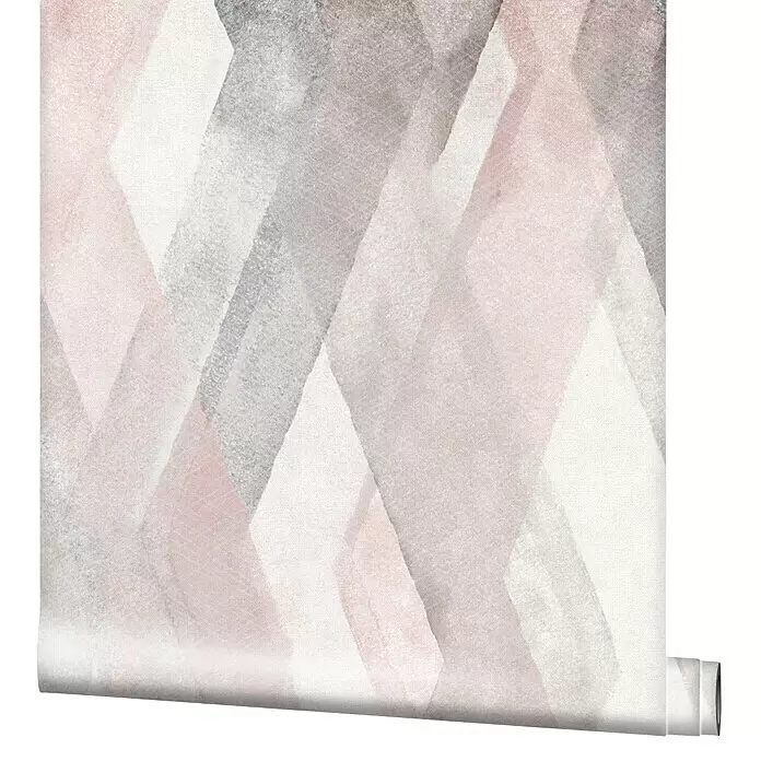 Marburg Shades Vliestapete - Rosa-Greige, Grafisch, 10,05 x 0,53 m - Detailaufnahme