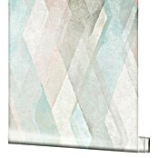 Marburg Shades Vliestapete (Greige-Blau, Grafisch, 10,05 x 0,53 m) | BAUHAUS