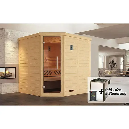 Weka  Massivholzsauna KEMI