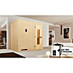 Weka Elementsauna Halmstad (Mit 7,5 kW Bio-Ofen mit digitaler Steuerung, L x B x H: 192 cm x 141,5 mm x 199 cm) | BAUHAUS