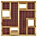 T & J Sichtschutzelement 3D Labo 