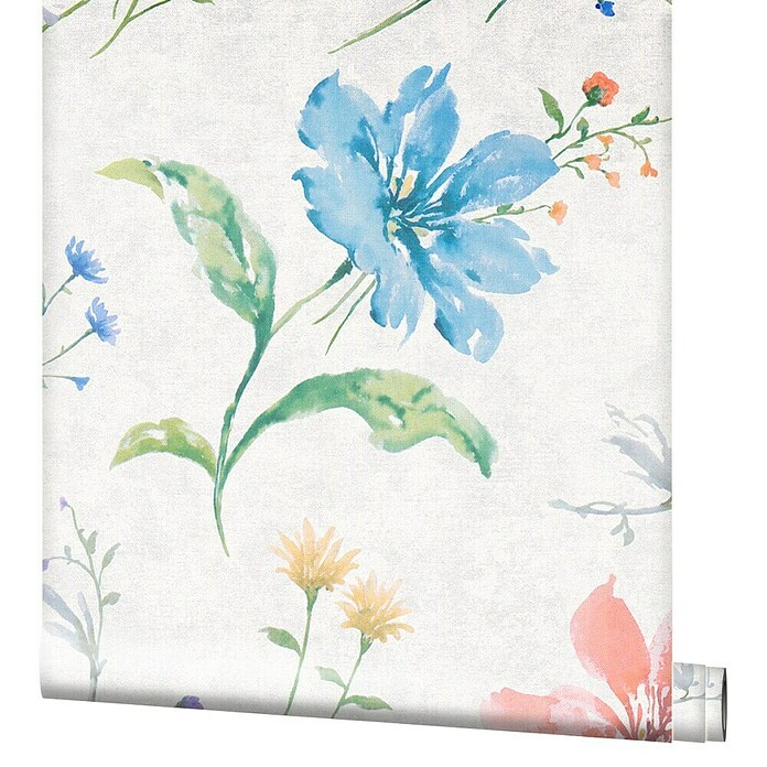 Marburg Shades Vliestapete (Greige, Floral, 10,05 x 0,53 m) | BAUHAUS