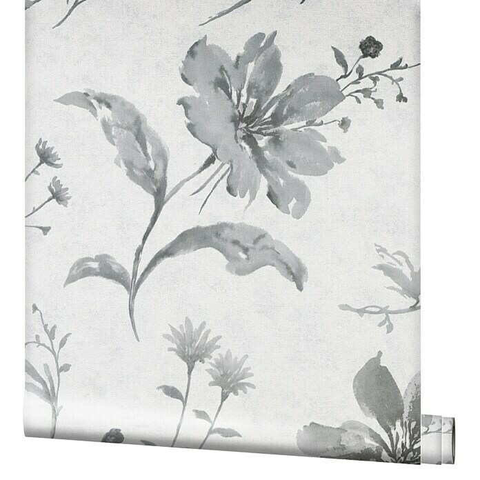 Marburg Shades Vliestapete (Grau, Floral, 10,05 x 0,7 m) | BAUHAUS