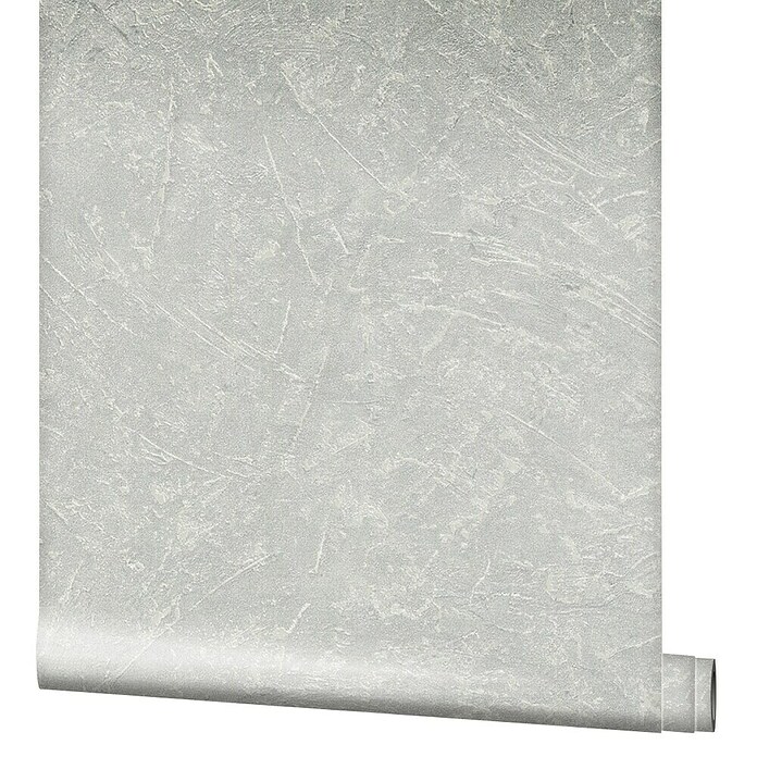 Marburg Vintage Deluxe Vliestapete (Grau-Pearl, Uni, 10,05 x 0,53 m) | BAUHAUS