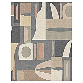 Marburg Smart Art Gallery Fototapete (B x H: 2,65 x 3,4 m, Vlies, Version I - Anthrazit-Beige)