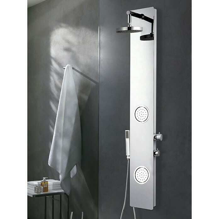 Rousseau Panel de ducha Gloss (Aluminio, 20,5 x 15 x 150 cm)