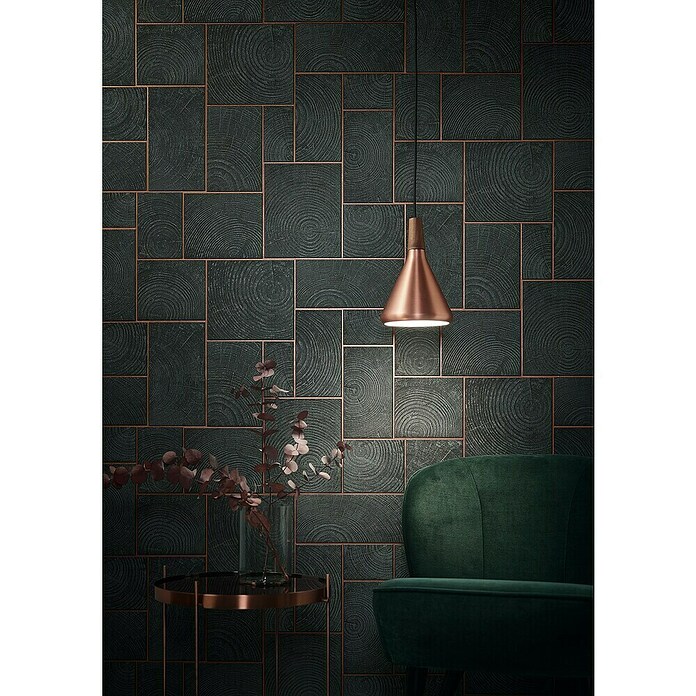 Marburg Natural Opulence Vliestapete (Anthrazit, Holzoptik, 10,05 x 0,7 m) | BAUHAUS