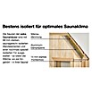 Weka Saunahaus Salo (Mit 7,5 kW Ofen mit digitaler Steuerung, Grau, L x B x H: 601 x 298 x 237 cm) | BAUHAUS