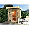 Weka Saunahaus Naantali (Mit 9 kW Ofen mit externer Steuerung, L x B x H: 186,6 x 186,6 x 253 cm) | BAUHAUS