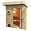 Weka Saunahaus Naantali (Mit 9 kW Ofen mit externer Steuerung, L x B x H: 186,6 x 186,6 x 253 cm) | BAUHAUS