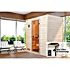 Weka Massivholzsauna Valida (Mit 4,5 kW Bio-Ofen mit digitaler Steuerung, L x B x H: 187 x 137 x 203,5 cm) | BAUHAUS
