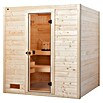 Weka Massivholzsauna Valida (Mit 4,5 kW Bio-Ofen mit digitaler Steuerung, L x B x H: 187 x 137 x 203,5 cm) | BAUHAUS