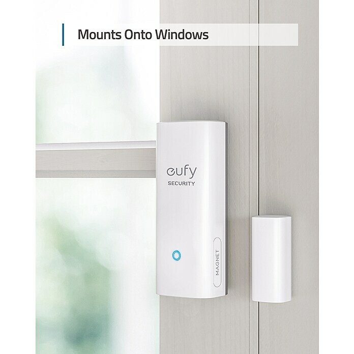 Eufy Alarmanlage Tür- & Fensterkontakt T8900Wetterbeständig, L x B x H: 74 x 30 x 110 mm Info