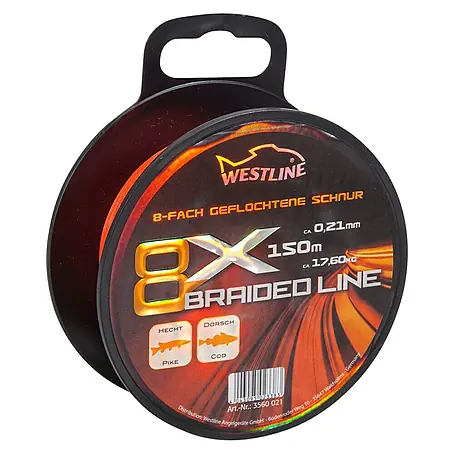 Westline  Angelschnur 8 X Braided Line