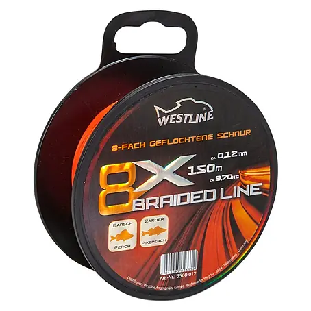 Westline  Angelschnur 8 X Braided Line