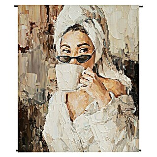 Wandbild (Painted Women, 120 x 140 cm, Polyester)