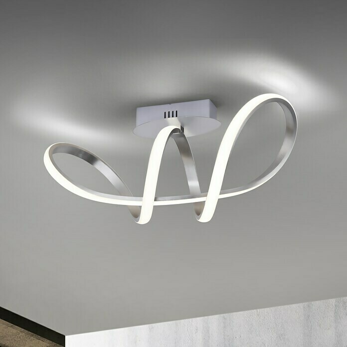 Just Light LED-Deckenleuchte (18 W, L x B x H: 61 x 24,5 x 27 cm, Grau,  Sonstige) | BAUHAUS
