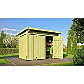 Weka Gartenhaus 607 A (Außenmaß inkl. Dachüberstand (B x T): 308 x 257 cm, Holz, Kesseldruckimprägniert) | BAUHAUS