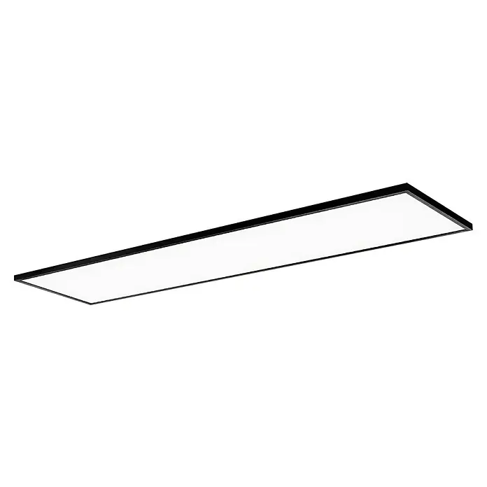 Tween Light LED-Panel CCT-RC-DIM - 32,5 W, L x B x H: 120 x 30 x 5 cm - Schwarze LED-Deckenleuchte mit rechteckigem Design. Die Leuchte bietet helles, gleichmäßiges Licht und ein modernes Erscheinungsbild für jeden Raum.