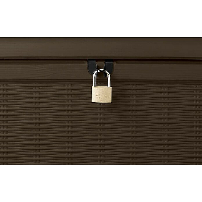 Keter Baúl para jardín Borneo (130 x 70 x 63 cm, 400 l, Marrón)