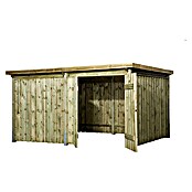 Weka Gartenhaus 607 Variante 4 (Außenmaß inkl. Dachüberstand (B x T): 408 x 318 cm, Holz, Kesseldruckimprägniert) | BAUHAUS