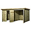 Weka Gartenhaus 607 Variante 3 (Außenmaß inkl. Dachüberstand (B x T): 408 x 318 cm, Holz) | BAUHAUS