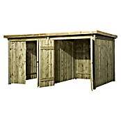 Weka Gartenhaus 607 Variante 3 (Außenmaß inkl. Dachüberstand (B x T): 408 x 318 cm, Holz) | BAUHAUS